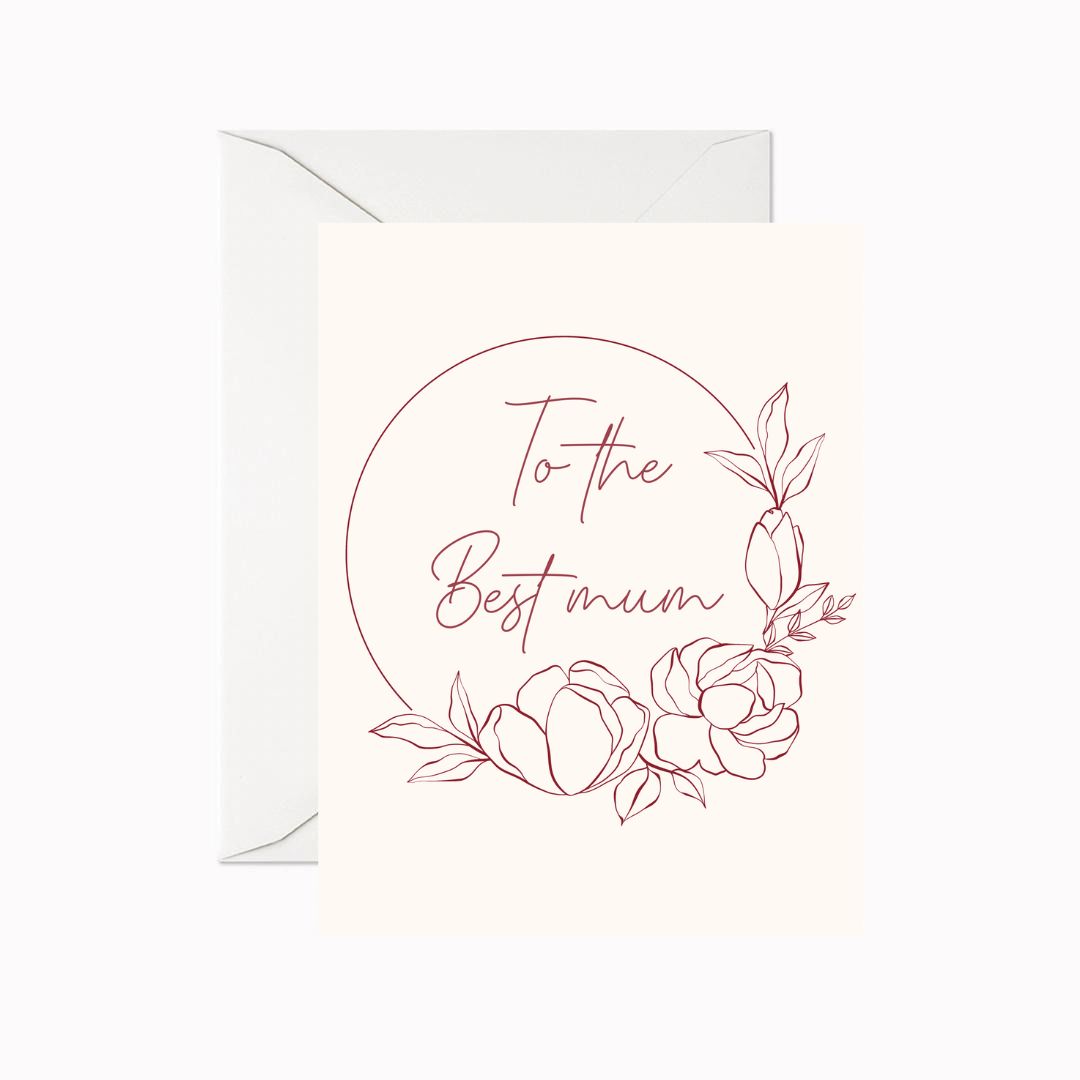 Best Mum Greeting Card