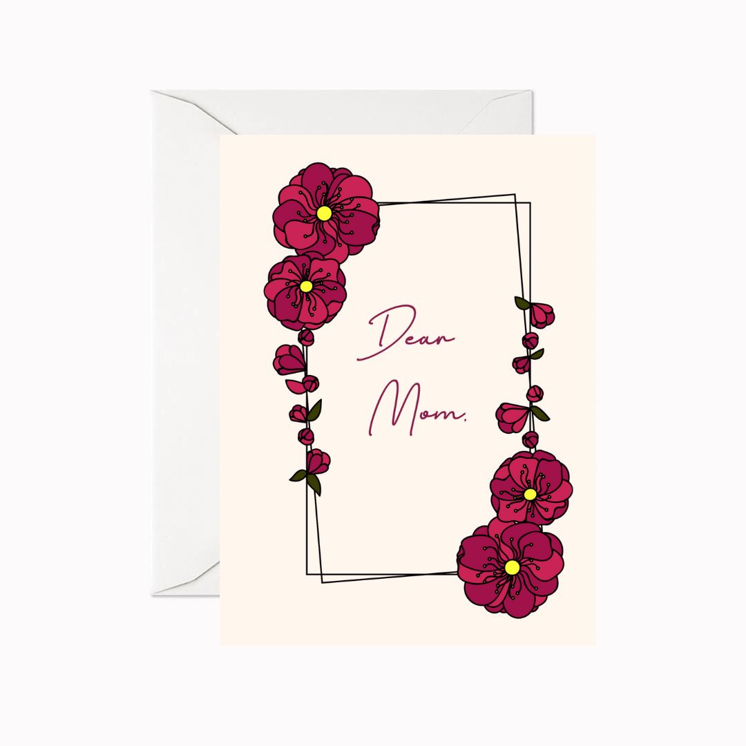 Dear Mom Greeting Card