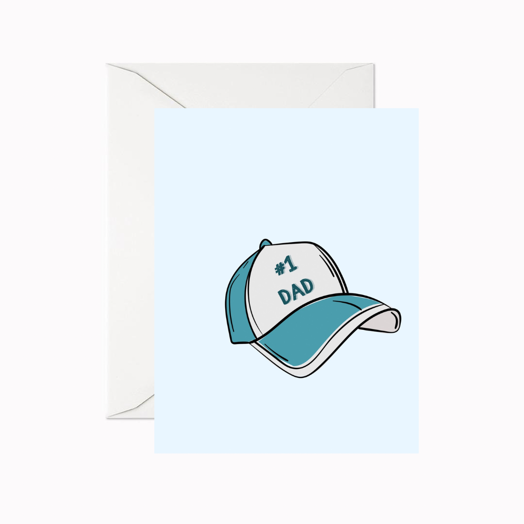 #1 Dad Greeting Card