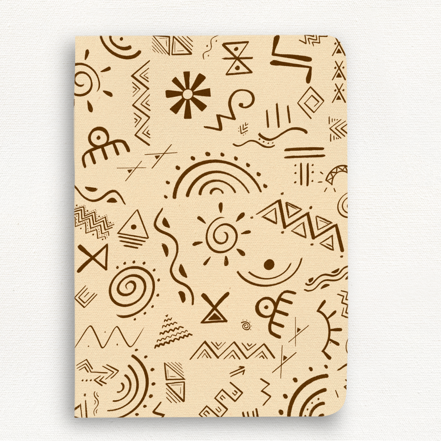 Dinkra Mocha Pocket Notebook