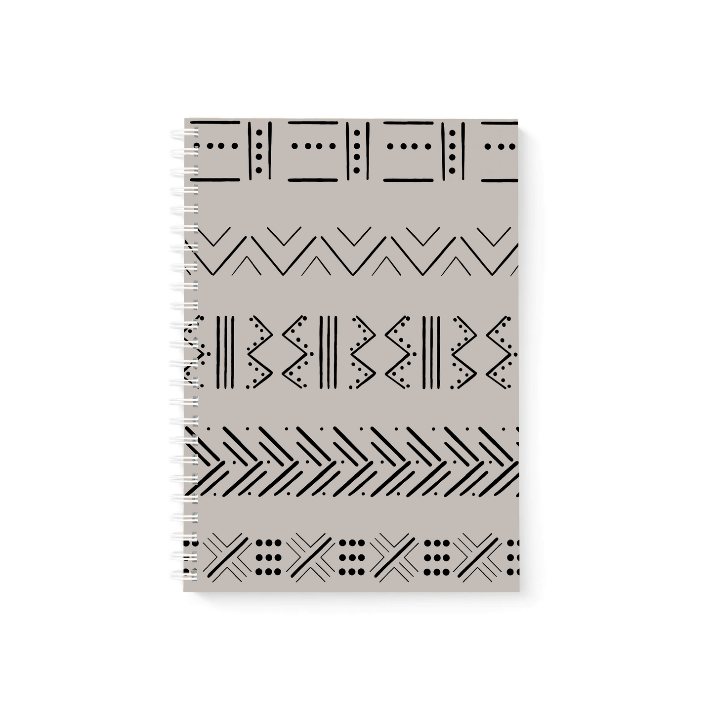 Safari Gray Dot Grid Journal