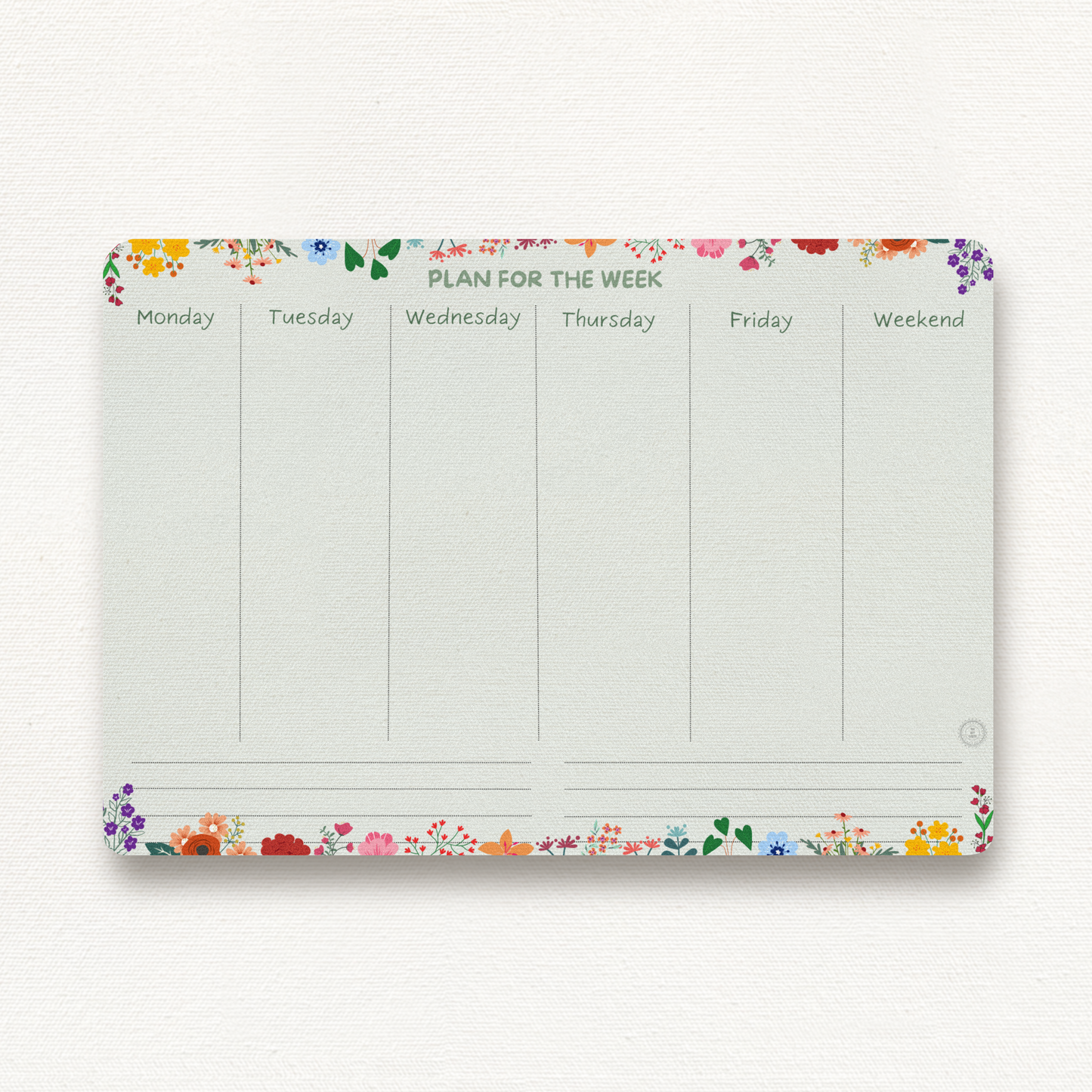 Flora Weekly Planner