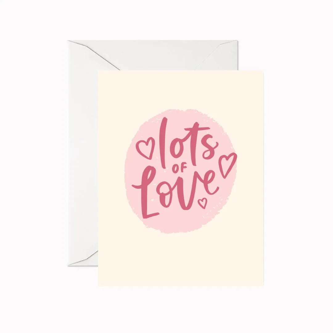 Lots of Love Greeting Card