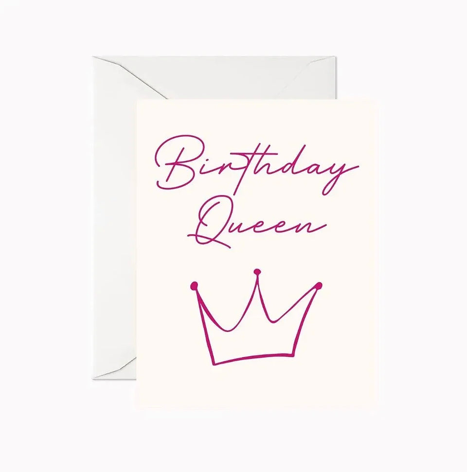 Birthday Queen Greeting Card