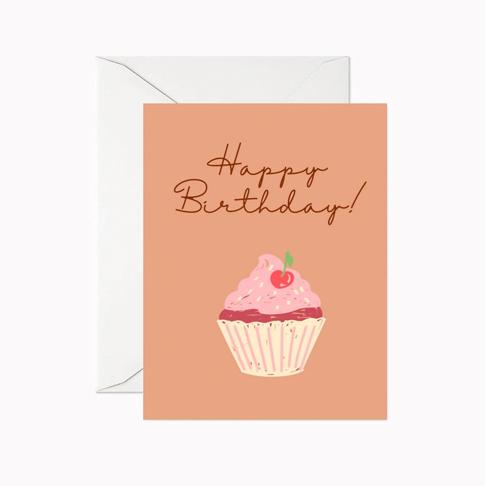 Cupcake Birthday Greeting Card