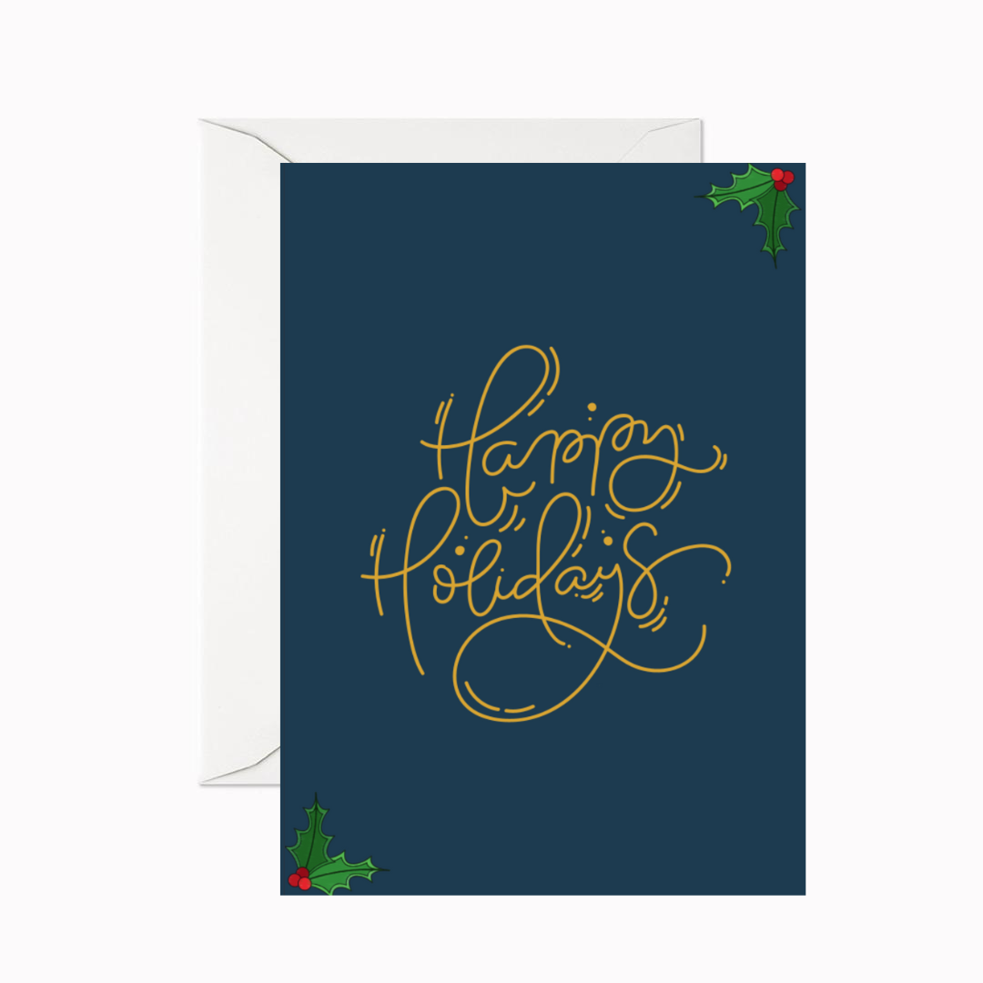 Happy Holidays Greeting Card