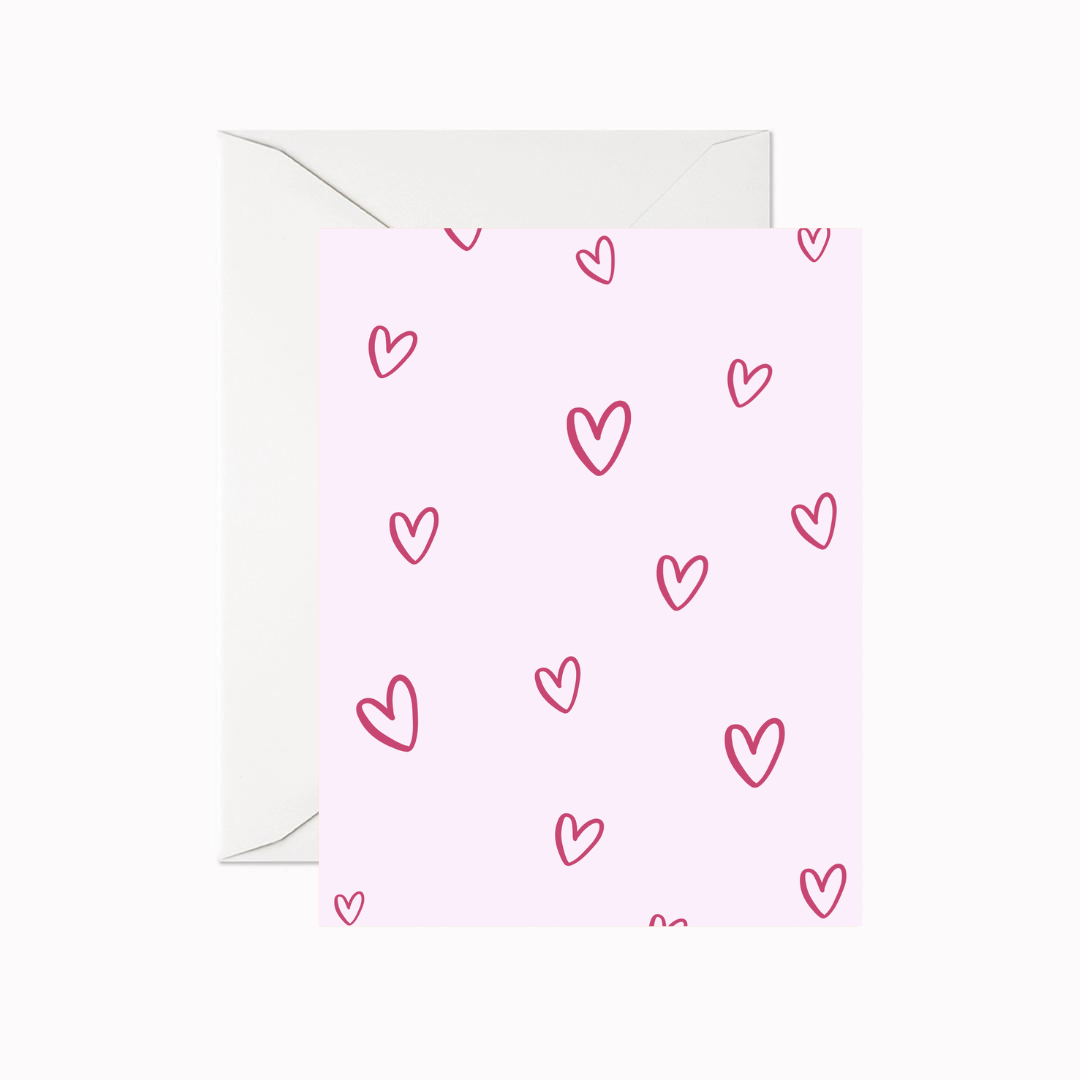 Rose Hearts Greeting Card