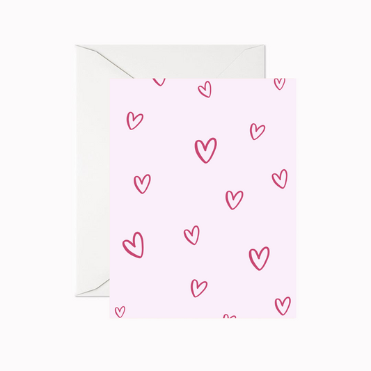 Rose Hearts Greeting Card