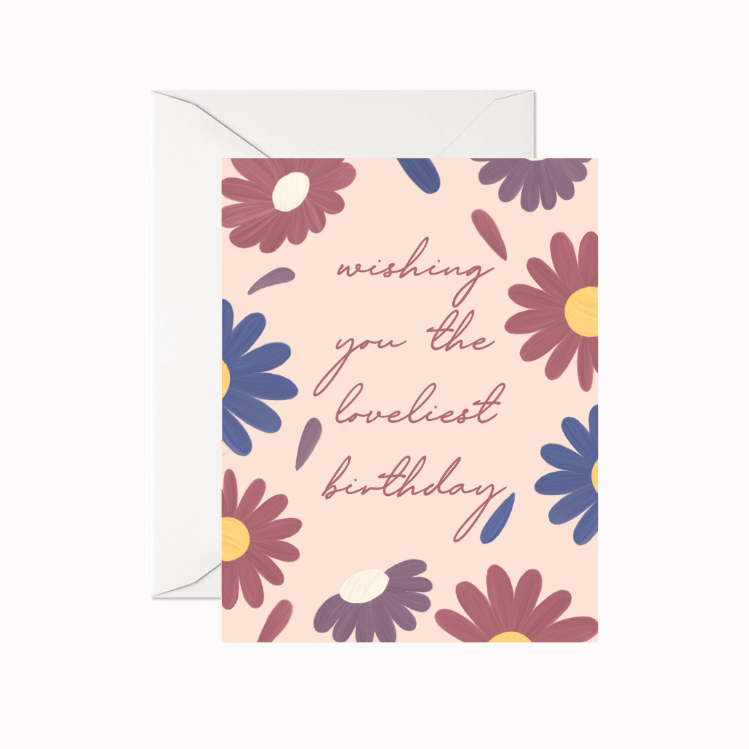 Loveliest Birthday Greeting Card