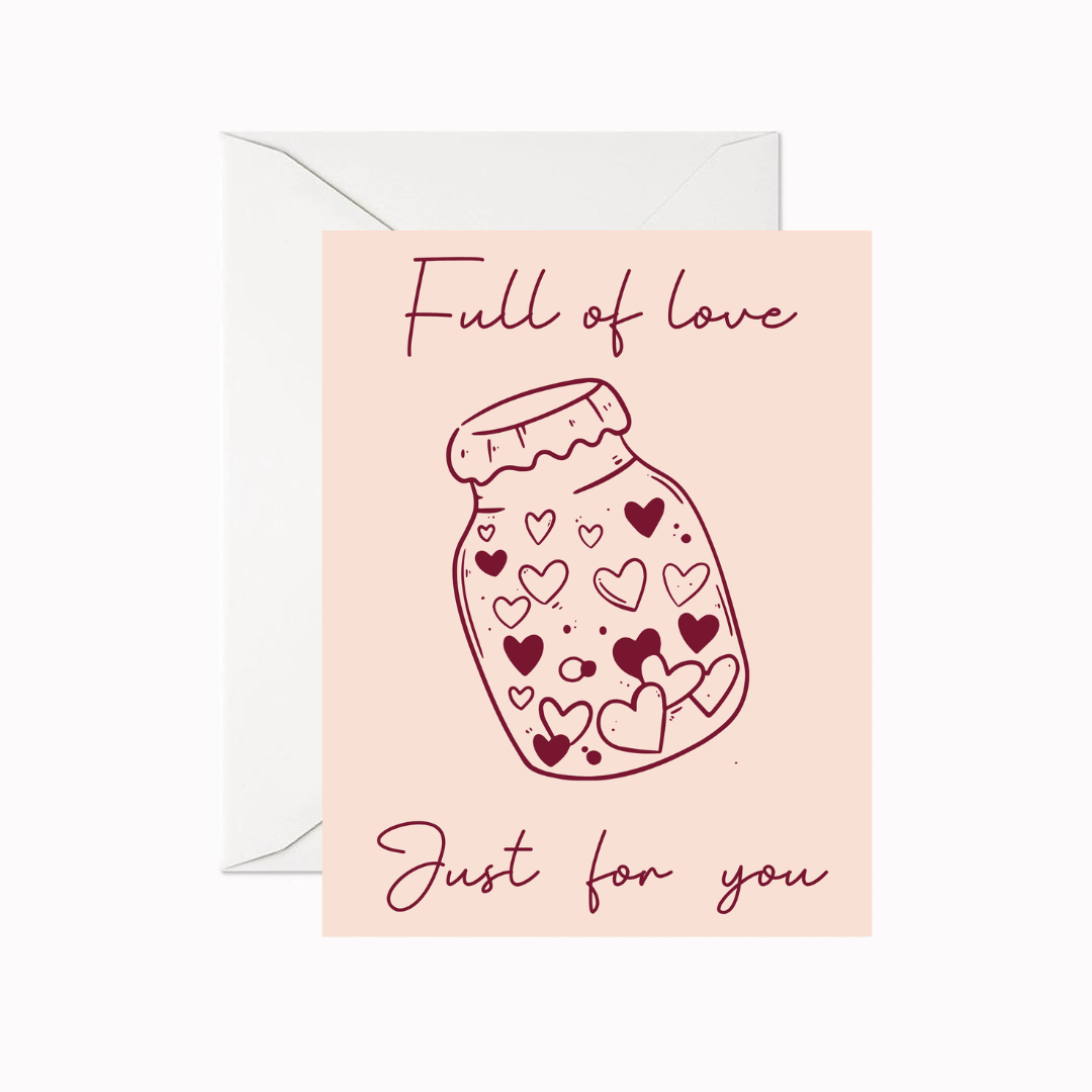 Full of Love Greeting Card (Copy)