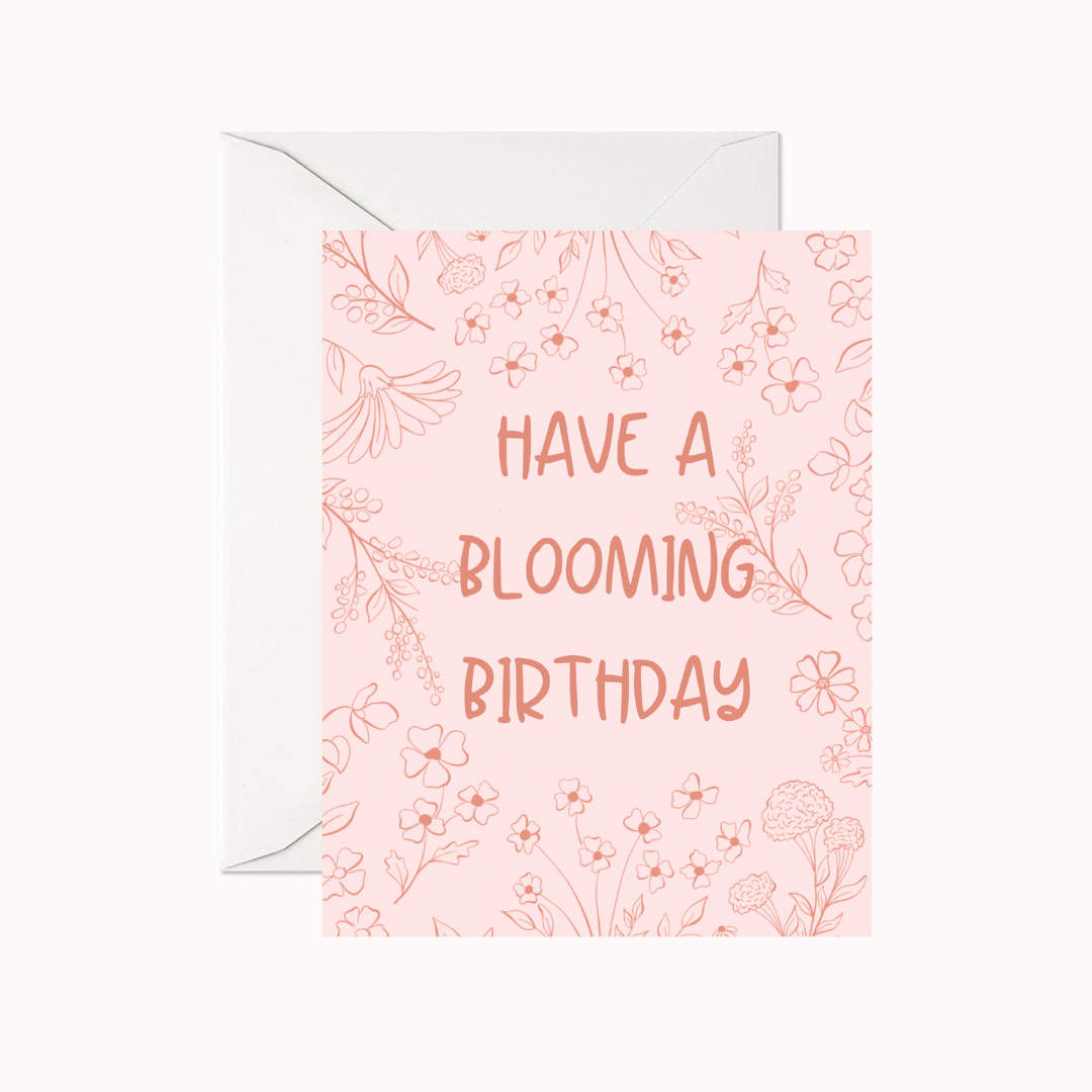 Blooming Birthday Greeting Card