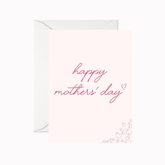 Happy Mothers’ Day Greeting Card (Blush)