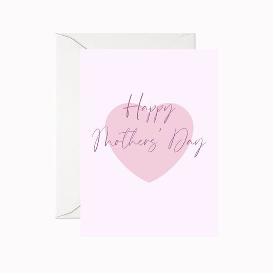 Happy Mothers’ Day Greeting Card (Lilac)