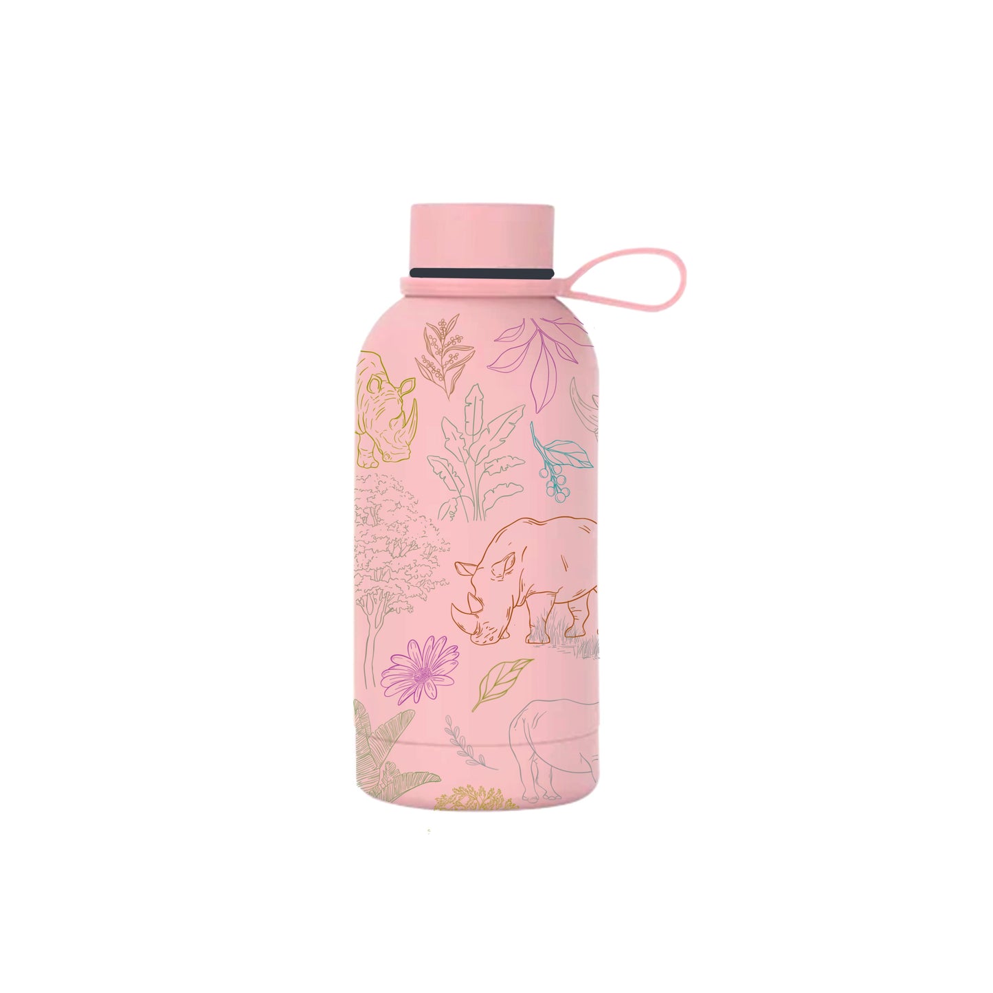 Kifaru Isolierflasche - Onyx Schwarz