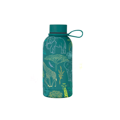 Savannah insulated mini bottle styled shot on textured surface — The Art Carte