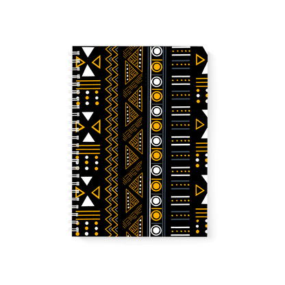 Mansa dot grid journal with original illustrated cover — The Art Carte Kenya