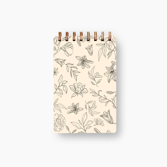 Blossom Mini Notebook - Cream