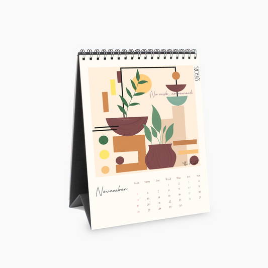 Tischkalender „Botanischer Kunst“