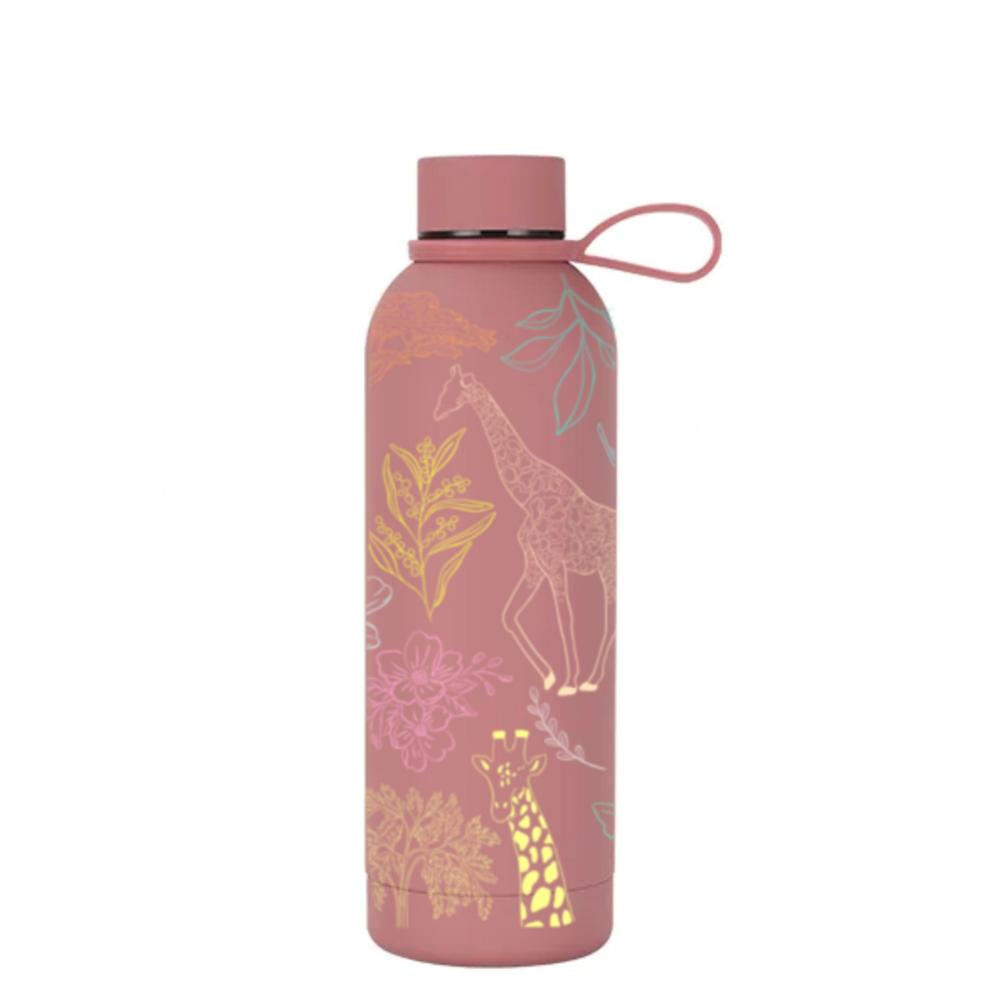 Twiga Insulated Bottle - Coral Brown