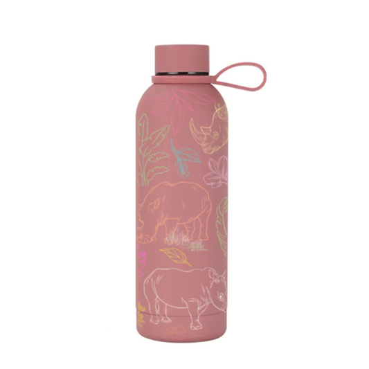 Kifaru Insulated Bottle - Coral Brown