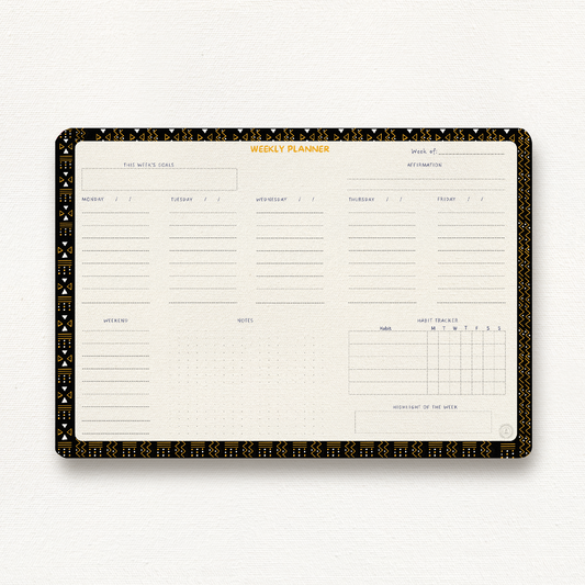 Mansa Weekly Planner