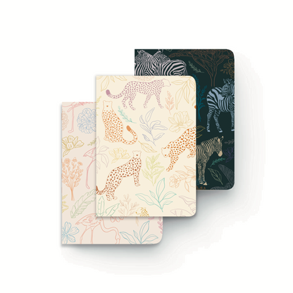 Asili pocket sketchbook trio with illustrated covers — The Art Carte