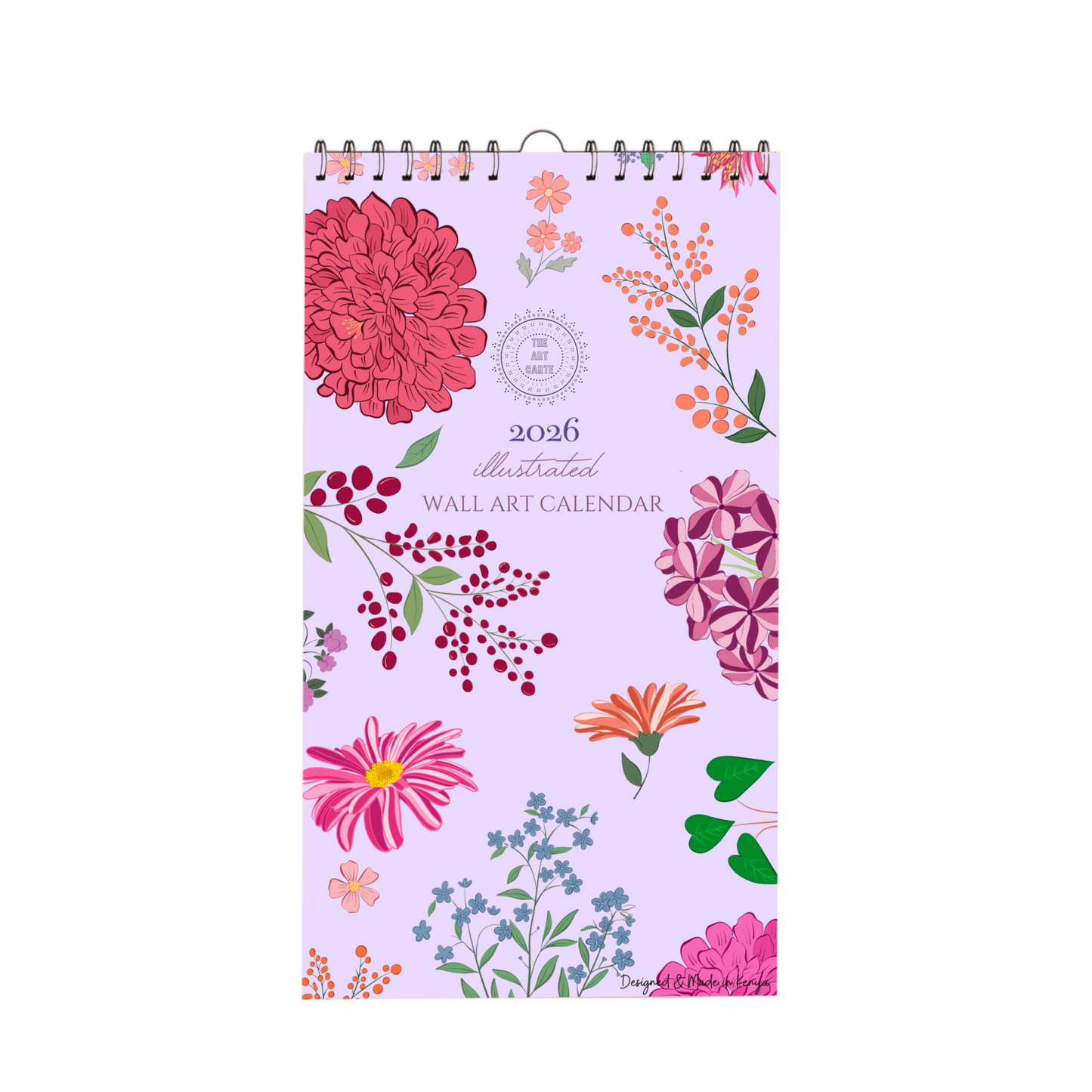 2026 Botanical Wall Art Calendar