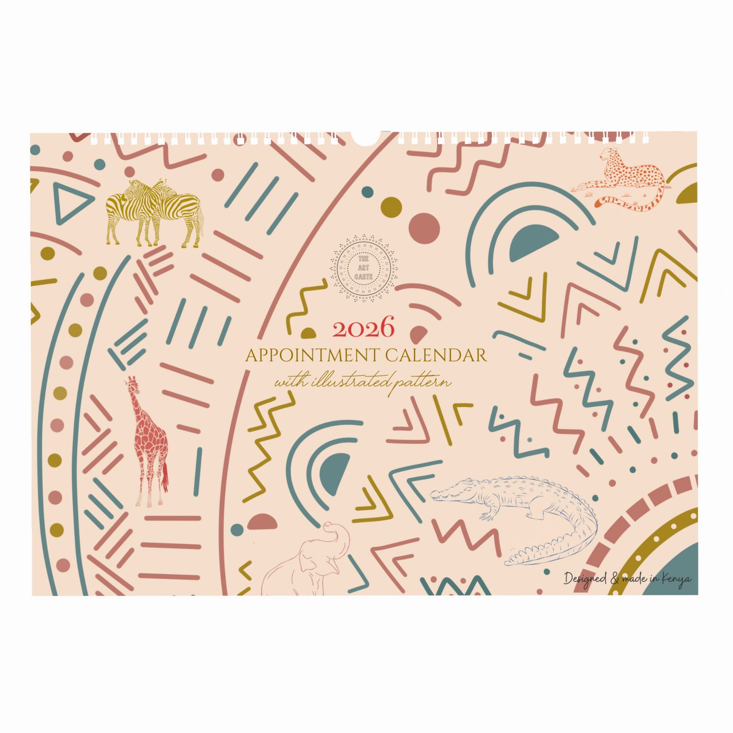 2026 Mila Appointment Wall Calendar