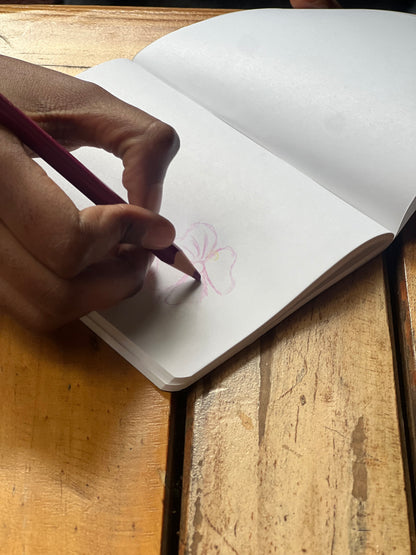 Meadow pocket sketchbook trio stacked side view — The Art Carte