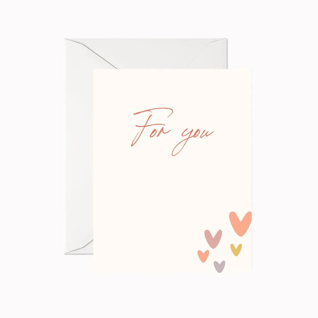 For You Pastel Greeting Card