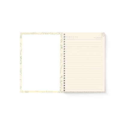 Tembo lined journal open showing lined pages — The Art Carte