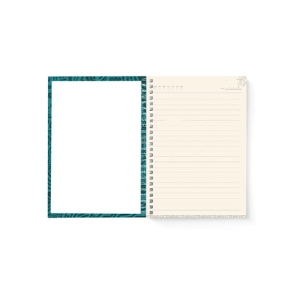 Sotho lined journal open showing lined pages — The Art Carte