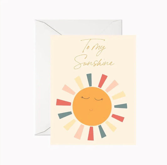 My Sunshine Greeting Card