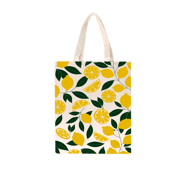 Lemon Tote Bag — Botanical Illustration | The Art Carte Kenya